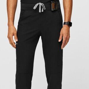 Figs MENS black Axim Cargo Scrub Pants - Size L